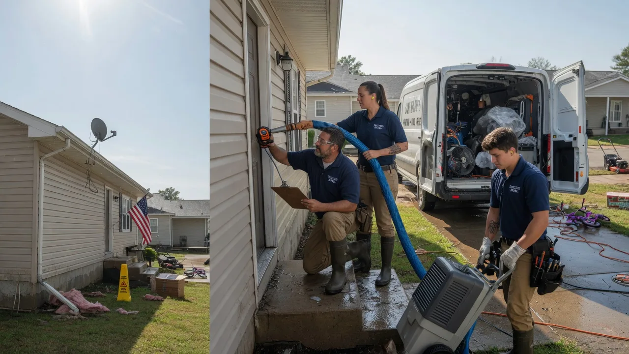 Ceiling Water Damage Restoration in Moravia, IA near me